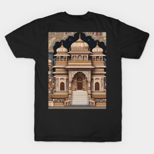 Vibrant Vistas: Celebrating Indian Elegance through Sari Textiles, Rajput Paintings, and More T-Shirt